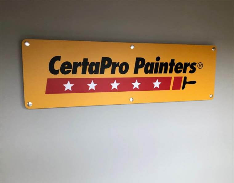 CertaPro Acrylic Sign